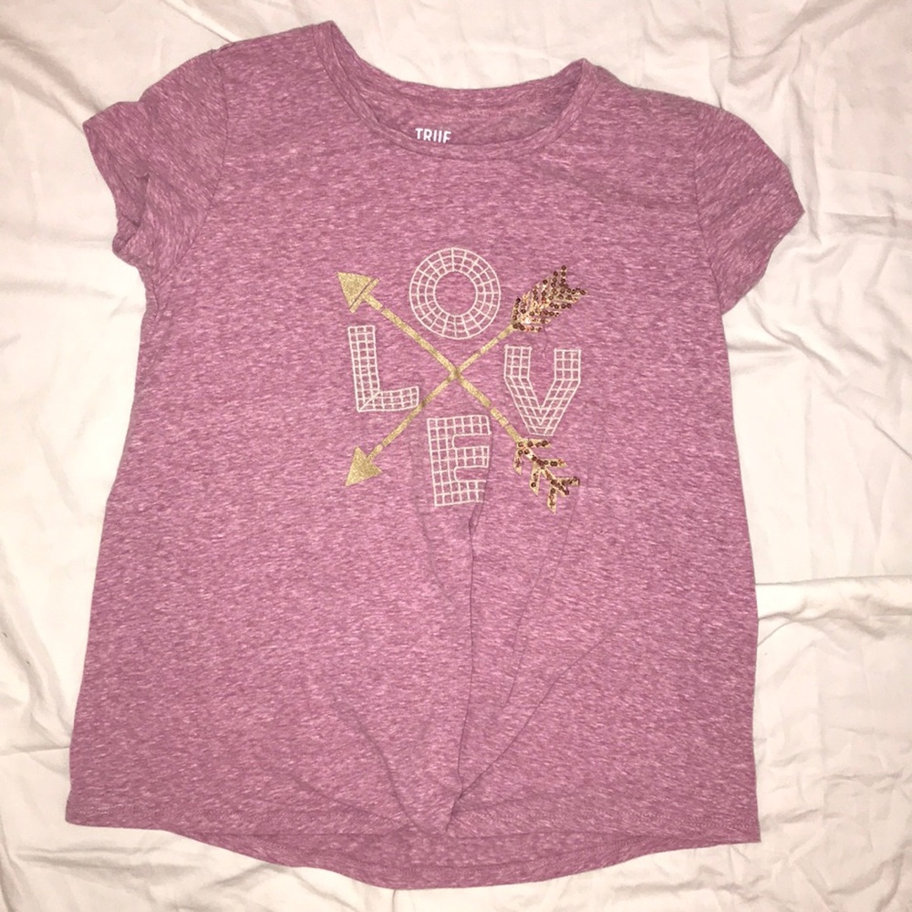 True Craft Size L Girl’s Pink Snow Nep Graphic Tee